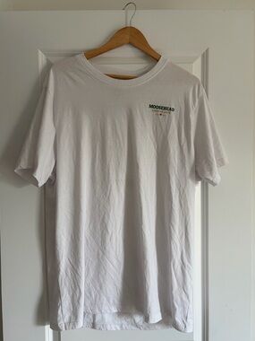 White Short Sleeve Logo Tee